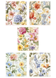 Комплект 5 шт загальних зошитів Flowers & plants. Зошит Школярик 96 аркушів у клітинку 3326 096-3326K 4820006471385 - изображение 1