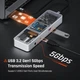 Док-станция DOCKCASE Explorer Edition 6in1 USB-C Smart Hub Pro, Gigabit Ethernet, HDMI 4k@60hz, PD 3.0 100w, USB-C&2 USB-A 5Gbps, многопортовый адаптер USB C для MacBook Pro/Air, Dell XPS. Серебристый - изображение 6