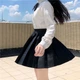 Юбка школьная в клетку черная XXL - изображение 3