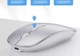 Компьютерная бесшумная USB беспроводная мышка Wireless 2.4 ГГц Mouse оптическая мышь на аккумуляторе (753346680) для пк/планшета (беспроводная мышь) Macaron Темно зеленый - изображение 3