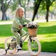 Велосипед для детей от 3-х до 6 лет Miqilong RM 16" оливковый (TBiz15451) - изображение 9