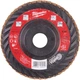 Круг зачистной Milwaukee лепестковый CERA TURBO SLC50/125, зерно 40, 125 мм (4932472231) - изображение 1