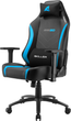 Fotel gamingowy Sharkoon SKILLER SGS20 Black/Blue (4044951034987) - obraz 3