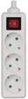 Колодка EMOS P1320 3 розетки з вимикачем 16 A - зображення 2
