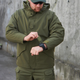 Мужская водонепроницаемая Куртка 2в1 HAN-WILD G8 Softshell со съемной флисовой подкладкой олива размер S - изображение 3