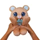 Мягкая игрушка Peekapets Коричневый медведь (907867) - изображение 3