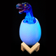 Детский светильник SUNROZ 3D Dinosaur Lamp лампа-ночник "Динозаврик в яйцо" с пультом ДУ (081g) - изображение 3