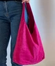 Замшевая сумка шоппер Italian bags DB15208 fuxia - изображение 3