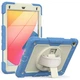 Чехол ARM Cover Apple iPad mini 1 2 3 (7.9" экран) противоударный с ремнём и подставкой 360° White/Blue - изображение 1