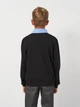 Подростковый свитшот-обманка для мальчика Smile Time Scholar OX26-12-1 140 см Черный с голубым (st_2000000190280) - изображение 2