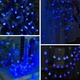 Светодиодная гирлянда "Шарики" 18мм, 7м, 40 LED, черный провод, 220В, статический режим, Синий - изображение 6