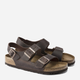 Чоловічі сандалі Birkenstock bir34871 41 Коричневі (4040714437934) - зображення 3