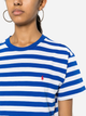 Koszulka damska bawełniana Polo Ralph Lauren prl211924295001 M Niebieski/Biały (3616535812383) - obraz 3