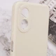 Силиконовый чехол Epik Candy Full Camera для Oppo A78 4G Бежевый / Antique White - изображение 5