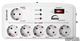 Мережевий фільтр Defender DFS 805 99453 (5 метрів (білий)) - зображення 1
