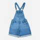 Ogrodniczki krótkie młodzieżowe dla dziewczynki jeansowy Cool Club CJG2420727 152 cm Denim (5903977133434) - obraz 1