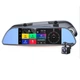 Автомобильный видеорегистратор зеркало FULL HD DVR D35 / K35, 7" сенсорный экран, 2 камеры, GPS навигатор, WiFI, Android, 3G сим - изображение 1