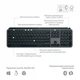 Клавиатура LOGITECH MX Keys S, Wireless, Ukr, Graphite (L920-011593) - изображение 6