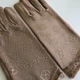 Жіночі сіточні рукавички з квітковим візерунком Honey Fashion Accessories XS/S/М пудровий (7-74) - изображение 8