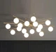 LED люстра Лучи 5009 (Золотая) на 16 плафонов - изображение 1