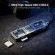Док-станция DOCKASE Smart USB-C Hub 10 in 1 Explorer Edition, Dual 4K@60Hz, PD 3.0 100W, RJ45 Ethernet, 2 USB 3.2, 2 USB 2.0, UHS-II SD/TF Card Reader, USB C Dock (2- го поколения, 10 Гбит/с). Черный - изображение 4