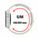 Силиконовый спортивный ремешок Fruct Sport Band для Apple Watch 42/44/45/46/49 mm (S/M) (16-20 см) Starlight - изображение 2