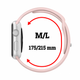 Силиконовый спортивный ремешок Fruct Sport Band для Apple Watch 38/40/41/42 mm (M/L) (17.5-21.5 см) Pink Sand - изображение 2