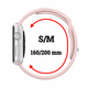 Силиконовый спортивный ремешок Fruct Sport Band для Apple Watch 42/44/45/46/49 mm (S/M) (16-20 см) Pink Sand - изображение 2