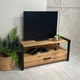 Тумба офісна MebliRoMax Loft 1100 Дуб Тахо /Чорний (000088441) - зображення 4