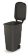 Бак для сміття Prosperplast Wheeler 90 л, графіт - зображення 2