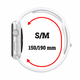 Силиконовый спортивный ремешок Fruct Sport Band для Apple Watch 38/40/41/42 mm (S/M) (15-19 см) White - изображение 2