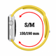 Силиконовый спортивный ремешок Fruct Sport Band для Apple Watch 38/40/41/42 mm (S/M) (15-19 см) Yellow - изображение 2