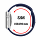 Силиконовый спортивный ремешок Fruct Sport Band для Apple Watch 38/40/41/42 mm (S/M) (15-19 см) Midnight - изображение 2