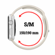 Силиконовый спортивный ремешок Fruct Sport Band для Apple Watch 38/40/41/42 mm (S/M) (15-19 см) Starlight - изображение 2