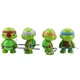 Набор фигурок 4в1 Черепашки ниндзя с аксессуарами, 7 см - TMNT - изображение 2