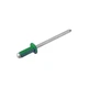 Заклепка RF ISO15977 4х12 RAL6005 прижим 6,5-8,5мм алюминий-сталь плоская головка (100шт.) [97RAL0000974012AZ0] Rivettop - изображение 1