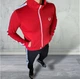 Спортивний чоловічий костюм Fred Perry XXL Червоно-чорний (KF-32) - зображення 1