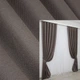Комплект готовых штор VR-Textil Лен-блэкаут Лен Мешковина № 1160ш Серо-коричневый 150х270см 2 шт (30-979) - изображение 1