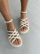 Босоніжки жіночі ShoesBand Молочні натуральна шкіра 41 (26 см) (S67071-3) - зображення 5