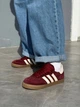 Кеди жіночі ShoesBand Замшеві бордові з білими смужками 41 (26,5 см) (S44011-3) - зображення 1