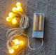 Гирлянда светодиодная Ретро лампы теплый белый 10 LED 1,5 м батарейки 2шт АА - изображение 2