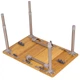 Розкладний стіл Bo-Camp Southwark 60x40cm Bamboo Brown (DAS302572) - зображення 11