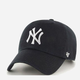 Czapka z daszkiem 47Brand Clean Up Ny Yankees B-RGW17GWS-BKD Czarna (53838491007) - obraz 1