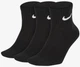 Набор женских носков коротких хлопковых Nike U Nk Everyday Ltwt Ankle SX7677-010 34-38 (S) 3 пары Черный (888407237423) - изображение 6