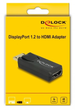 Адаптер Delock DisplayPort 1.2 - HDMI Black (4043619655731) - зображення 2