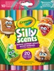 Набор двусторонних фломастеров Crayola Silly Scents широкая линия washable с ароматом 10 шт (58-8344) - изображение 3