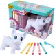 Zestaw kreatywny Crayola Washimals Pies-olbrzym z 5 flamastrami (71662502270) - obraz 3