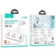 Сетевой фильтр Hoco 2 розетки 3хUSB/Type-C QC+PD AC12A White (AC12A) - изображение 2