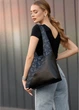 Сумка жіноча Sambag HOBO M чорна 35 х 40 х 8 см (53200702) - зображення 8