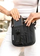 Сумка женская планшет через плечо спортивная маленькая Sambag Черный 36966 - изображение 4